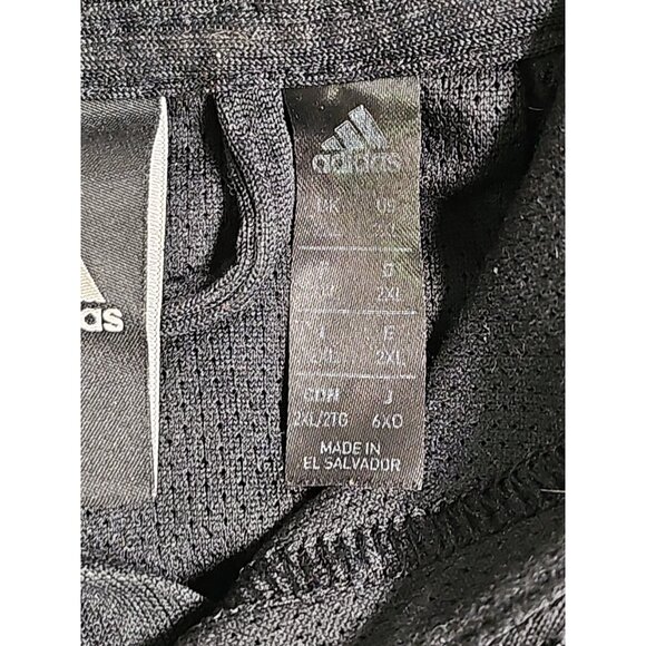 Adidas Climawarm Jacket Adult 2XL Black Hoodie Pullover Three Stripe Athletic - Picture 5 of 7